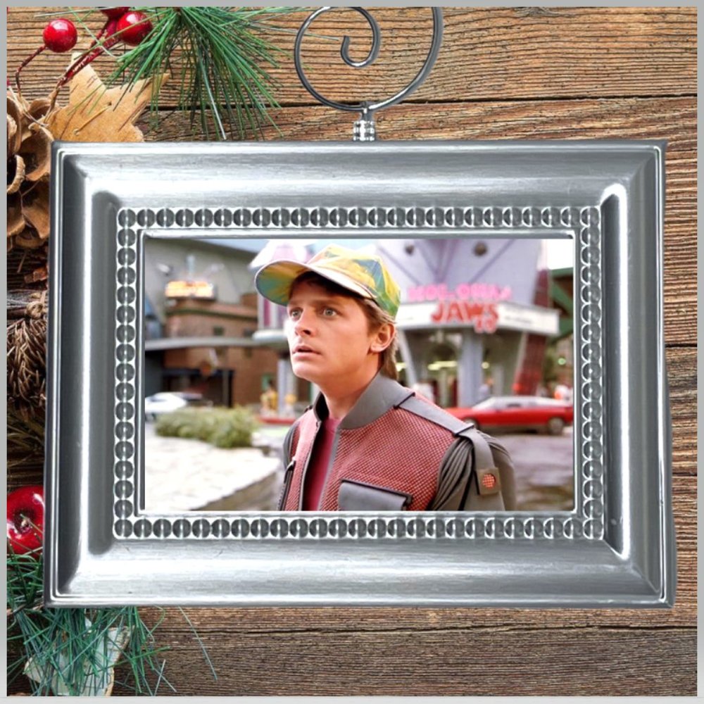 Back To The Future Marty Mcfly Retro Movie Memorabilia‎ Christmas Tree Ornament